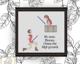 It's Over Romeo Cross Stitch Pattern PDF