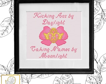 By Moonlight Cross Stitch Pattern PDF