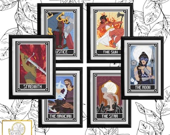 Multipack - Origin Tarot Card Cross Stitch Pattern PDFs