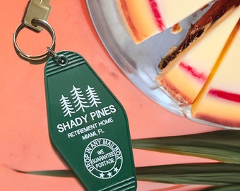 Gouden Shady Pines-sleutelhanger voor meisjes - GRATIS VERZENDING