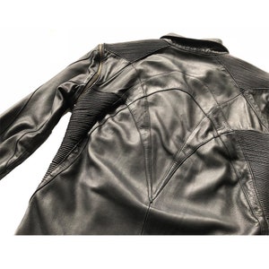 PARABOLA JACKET Mens Leather Jacket, Men's Leather Jacket Motorcycle Streetwear image 4