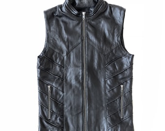 AMP Vest | Men's Sheep Leather Vest - Functionality and fashion-forward style
