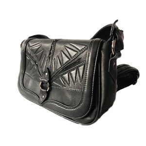 ALTARIUM PURSE Black Leather, Handbag, Purse, Accessories, Streetwear, Dark Fashion image 2