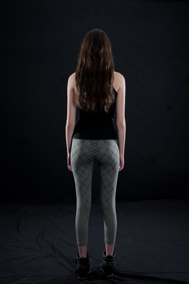 LEGGINGS leggings for women, cotton, lycra, yoga leggings by littleKING Designs image 4