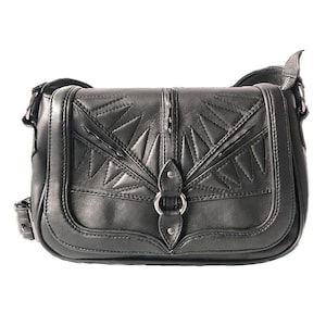 ALTARIUM PURSE Black Leather, Handbag, Purse, Accessories, Streetwear, Dark Fashion image 1