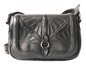 ALTARIUM PURSE - Night On The Nown Designer, Leather, Handbag by littleKING Designs