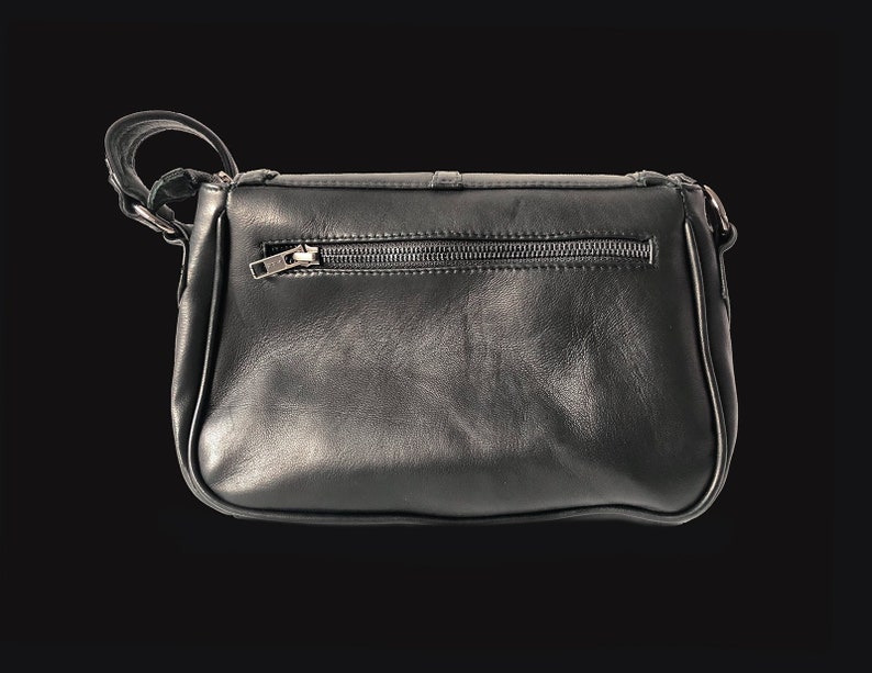 ALTARIUM PURSE Black Leather, Handbag, Purse, Accessories, Streetwear, Dark Fashion image 4