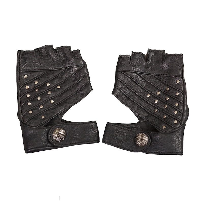 STUD GLOVES Leather Gloves Apocalyptic High Fashion Accessories image 1