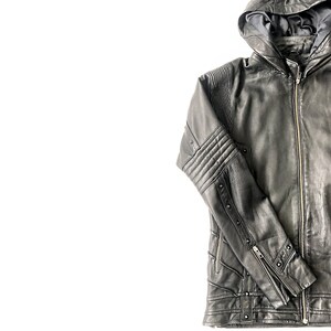 DIVISION JACKET Men's Leather Jacket Motorcycle Streetwear Bomber Jacket image 3