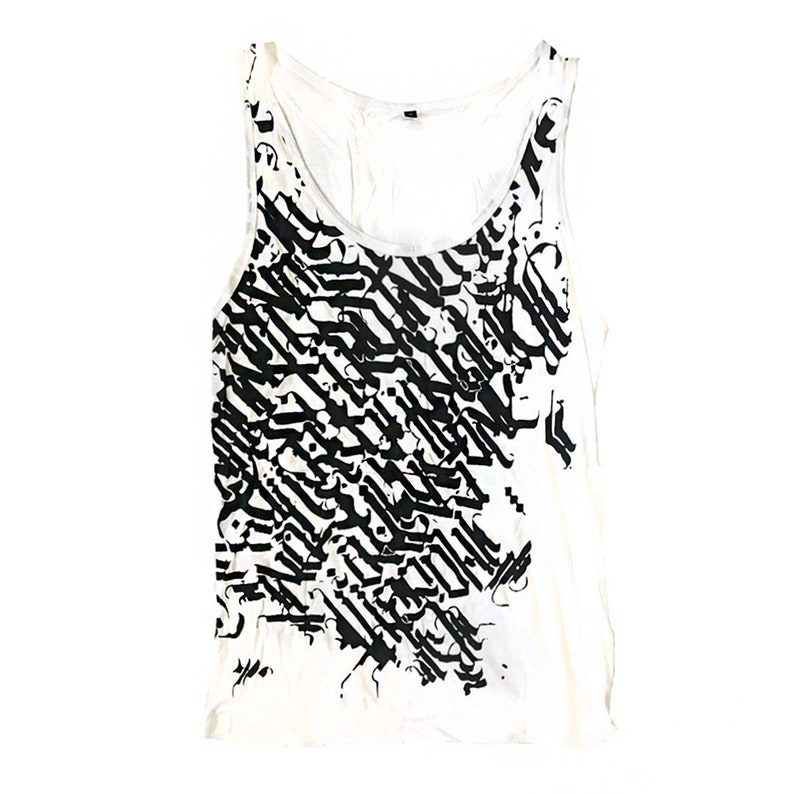 MEN'S CALLIGRAPHY SINGLET image 2