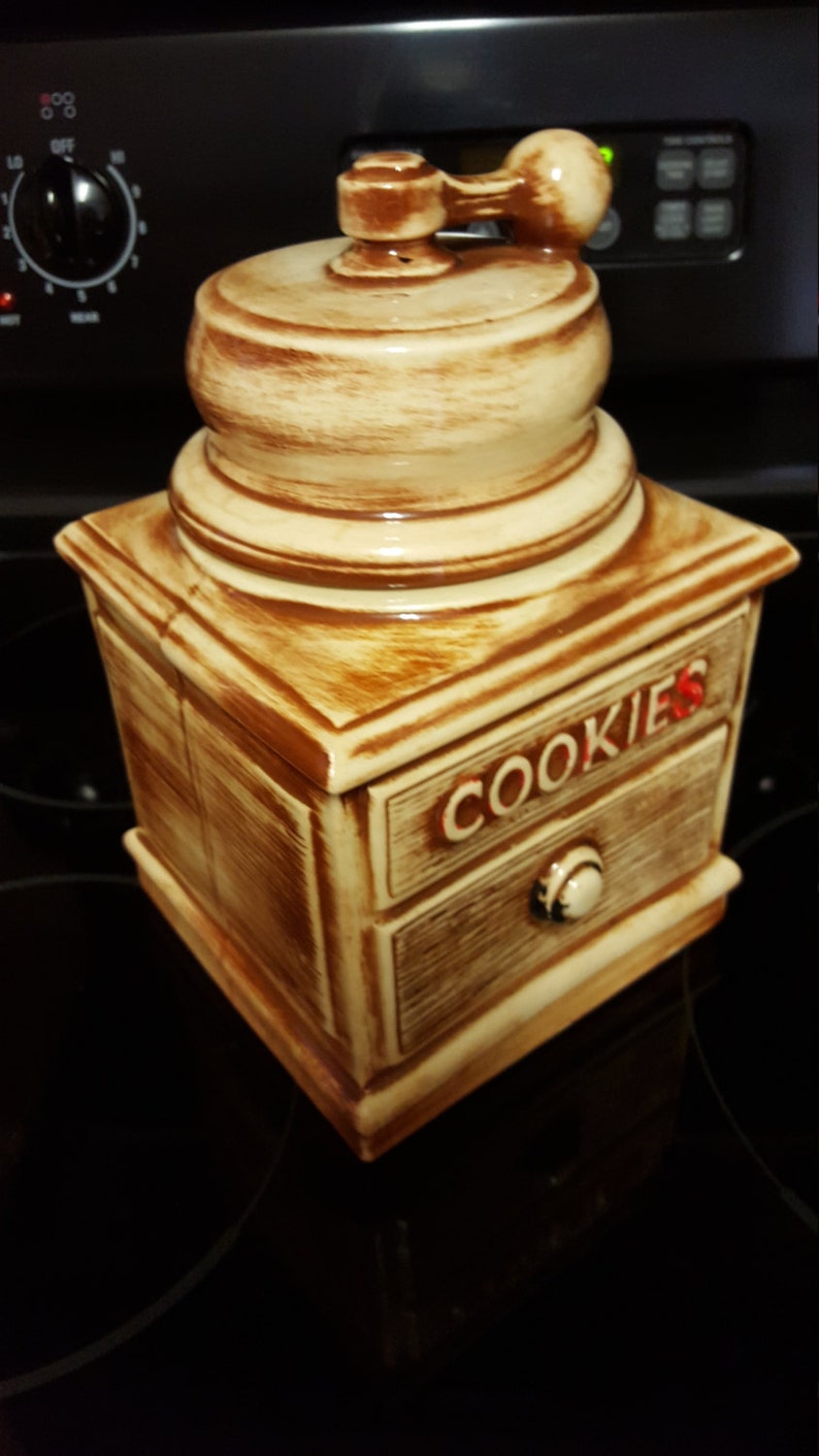 McCoy Coffee Grinder Cookie Jar Etsy