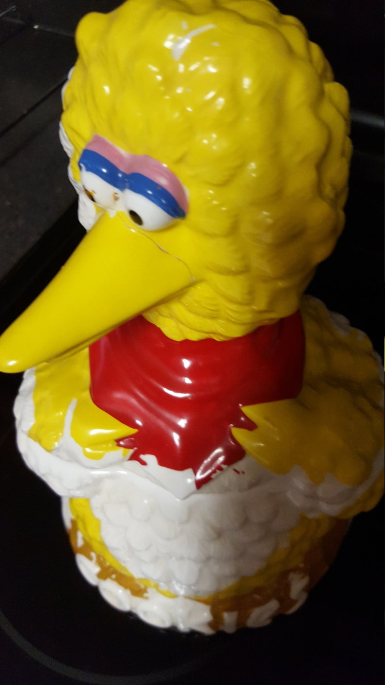 Older Big Bird Cookie Jar Etsy