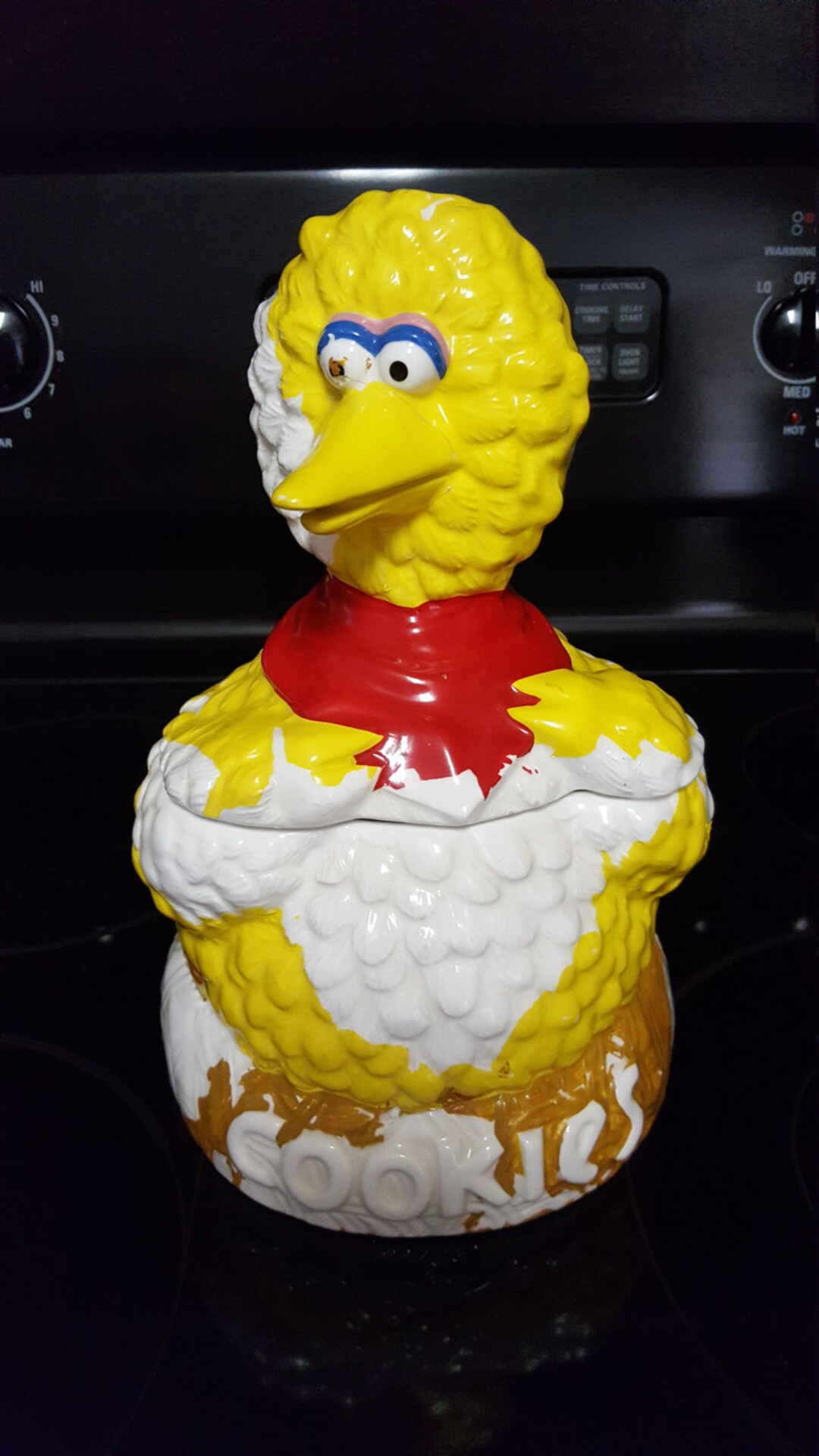 Older Big Bird Cookie Jar Etsy