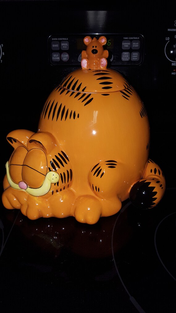 Garfield Cookie Jar Custom Garfield Cookie Jar By Paws Etsy Garfield Cookie Jar Custom Garfield Cookie Jar By Paws Etsy