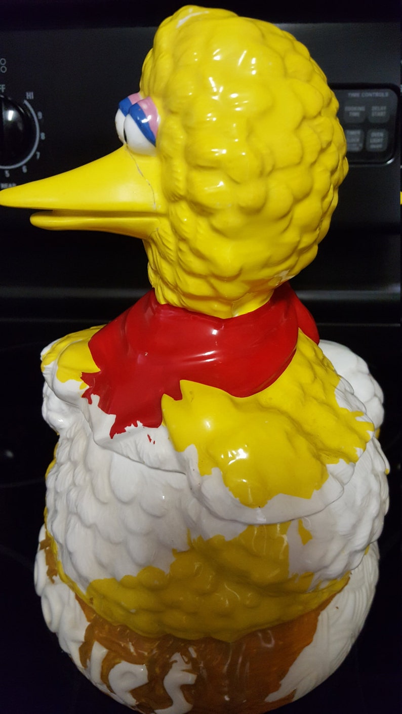 Older Big Bird Cookie Jar Etsy