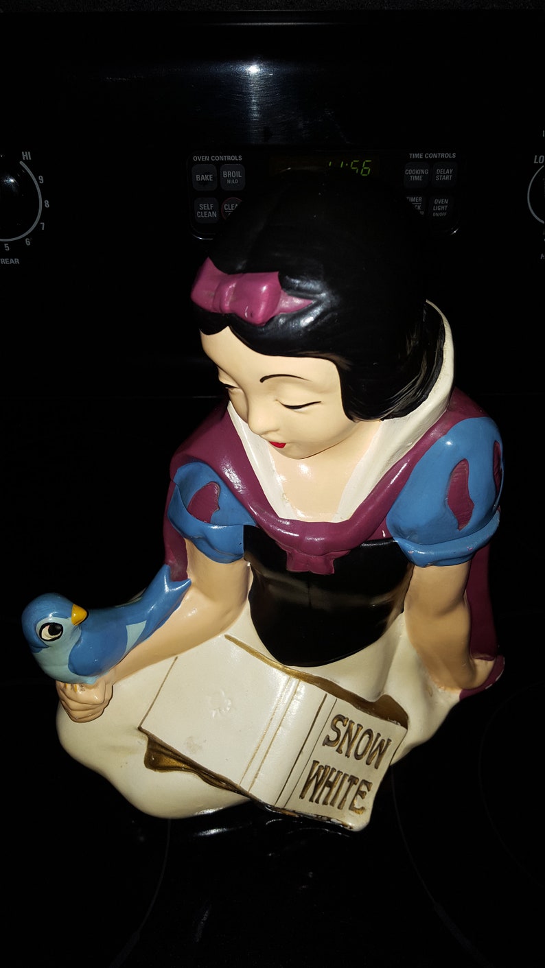 Rare Snow White Cookie Jar by California Original Signed 866 Etsy