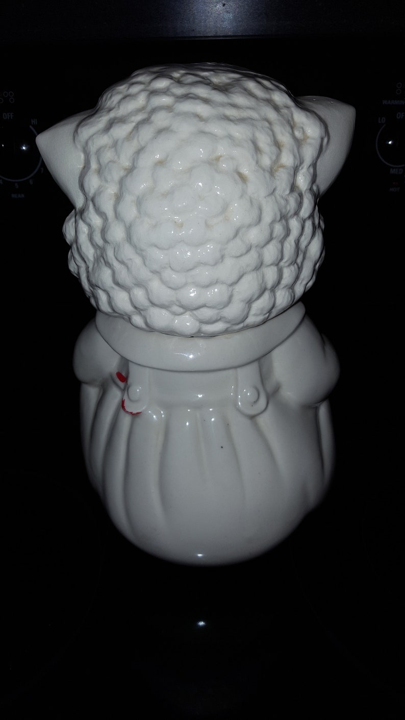 American Bisque Old Lamb Cookie Jar Etsy