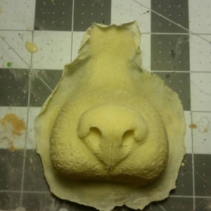 Fox nose prosthetic (slip latex)