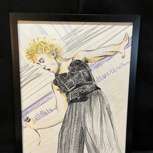 Madonna 1987 Portrait Vintage Retro Madonna jung 80er Jahre