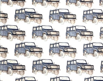 TEA TOWEL Land Rover  | Navy Land Rover Defender | Off-Road Car | Love Classic Cars | Land Rover Defender | Car enthusiasts Gift | Car lover