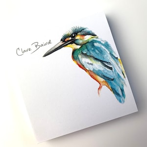BLOCCHI DI NOTE ADESIVI Kingfisher / Etichette / Appassionati di uccelli / Perfetto riempitivo per calze / Ausili per lo studio / Regalo per ufficio / 100 fogli / Organizzatori
