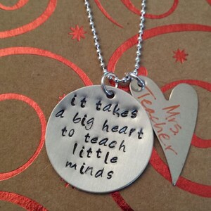 it takes a big heart to teach little minds