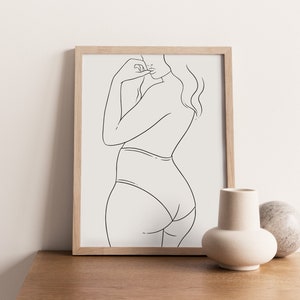 Body Positivity Printable Wall Art, Beautiful Body Art Poster, Body Diversity Wall Art, Women Empowerment Home Deco, Woman Silhouette Print