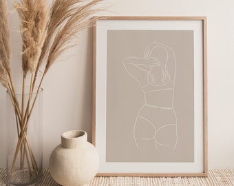 Body Positivity Printable Wall Art, Beautiful Body Art Poster, Body Diversity Wall Art, Women Empowerment Home Deco, Woman Silhouette Print