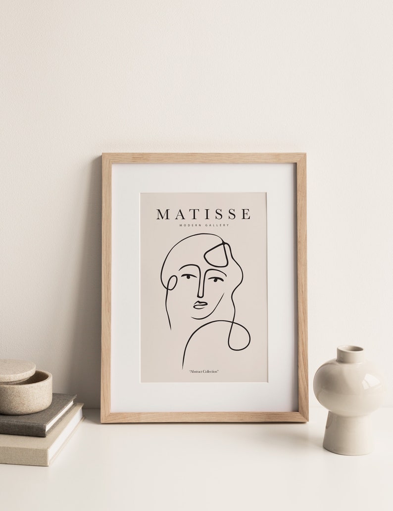 Henri Matisse Abstract Printable Wall Art Vintage Exhibition - Etsy