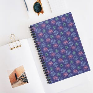 Peaceful Colorful Spiral Notebook - Ruled Lines, Cute Stationery, Journaling Supply, School Supplies, Writing Journal, Gift for Students