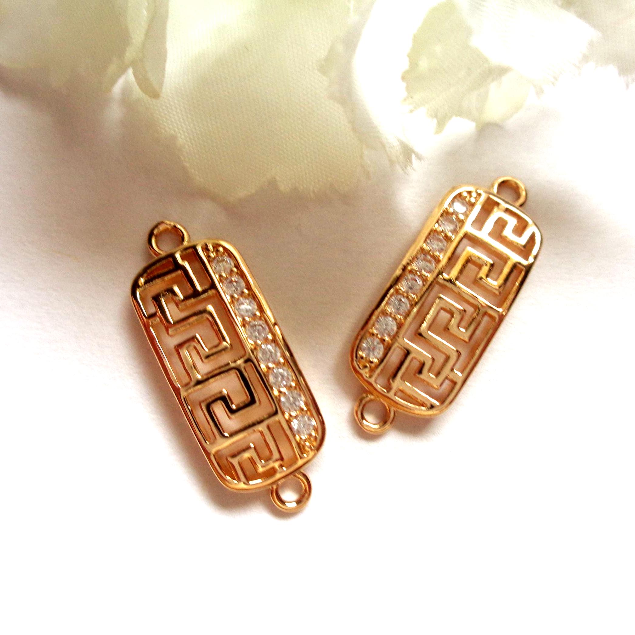 Pendentif Calligraphie Asiatique En Or Jaune 18k - Occasion Très Bon état - Pièce Rare