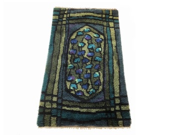 Modern Rya Wool Rug Verner Panton Wave Type Mira Romantica Eames Nelson Wool Rug Rugs Textured Carpet