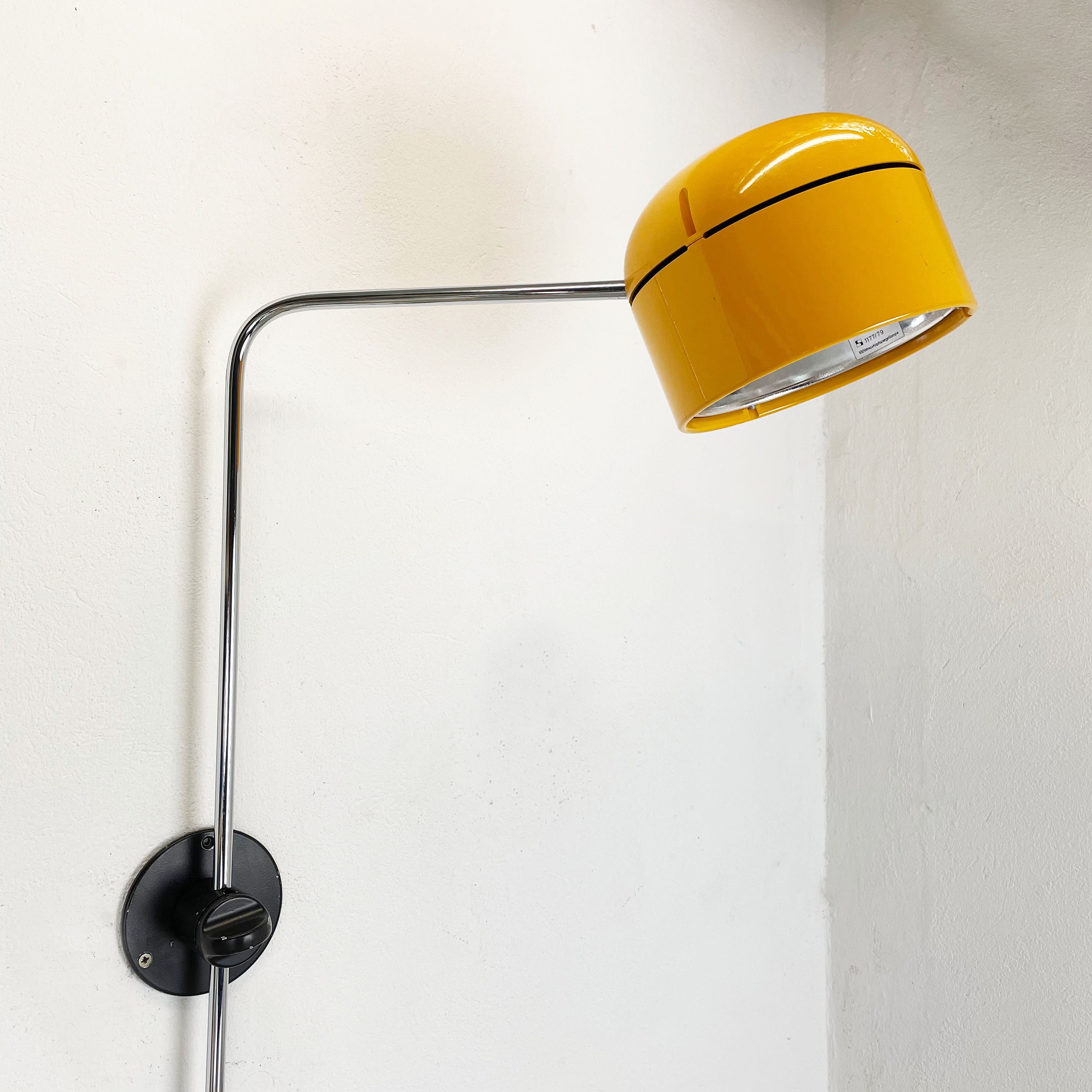 Super Rare STAFF Wall Light Yellow Wandlampe 70s Made in Germany