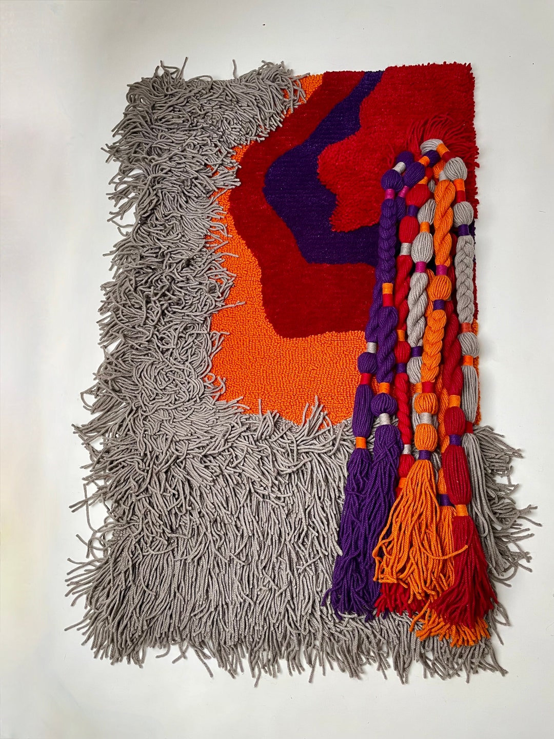 German Modern Rug Modernist German Wall Rug by Ewald Kröner for Schloss Hackhausen ...