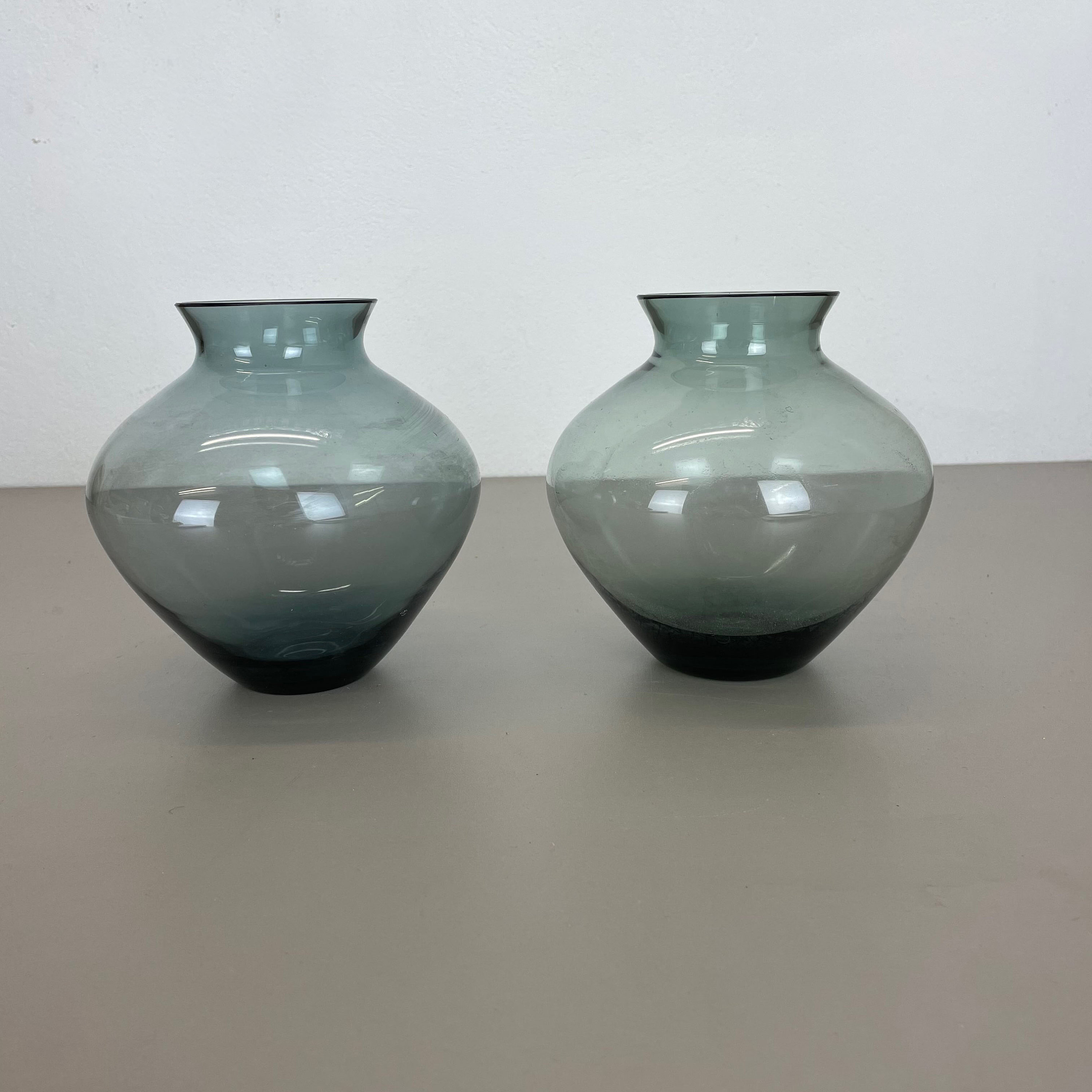 Vintage 60s Set of 2 Turmalin Vases by Wilhelm Wagenfeld for - Etsy