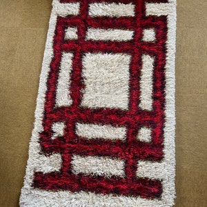 Danish Modern Wool Rya Rug Tapestry by Hojer Eksport Wilton, 1960s, Denmark no 1 image 1