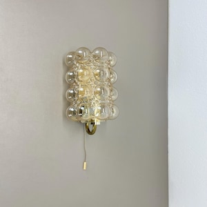Original Amber Glass Wall Lights Sconces Helena Tynell Glashütte Limburg, 1960s | midcentury modern