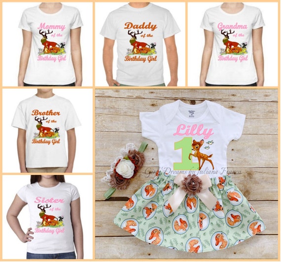 bambi 1st birthday outfit