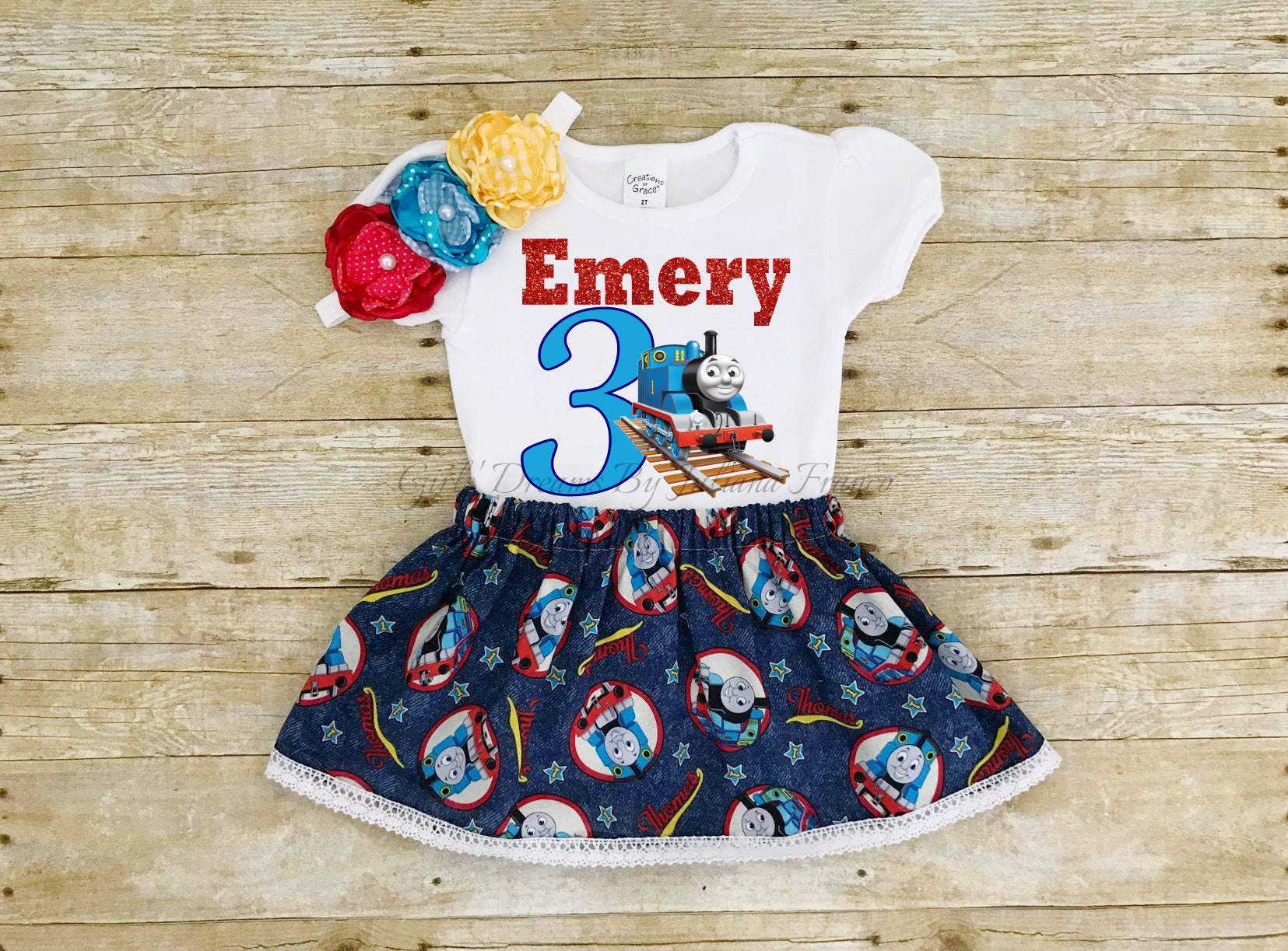 thomas the train dress