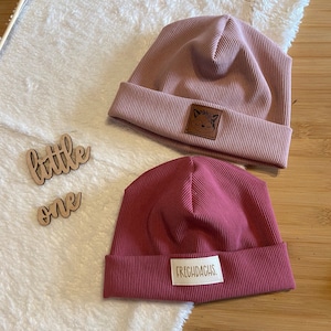 Kinder Mütze, Beanie, Personalisierbar, 20 Farben, Junge, Mädchen, Babyparty Geschenk, hipster , personalisiert , Baby , Geschenk zur Geburt Bild 7