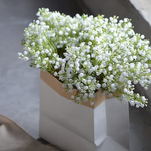 Baby's Breath Bundle, Artificial Baby's Breath, Faux White Wildflowers Bundle, DIY Wedding Bouquetes, DIY Bridesmaids Bouquets image 10