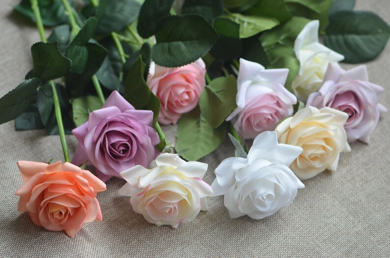 Real Touch Roses DIY Silk Wedding Centerpieces Bridal Etsy
