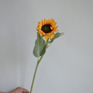 23.6 Real Touch Faux Sunflowers, Artificial Sunflowers, Fake Sunflowers Centerpieces, DIY Floral, Wedding/home Decorations imagem 7