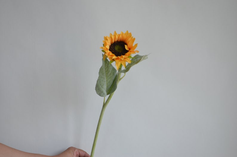 23.6 Real Touch Faux Sunflowers, Artificial Sunflowers, Fake Sunflowers Centerpieces, DIY Floral, Wedding/home Decorations imagem 7