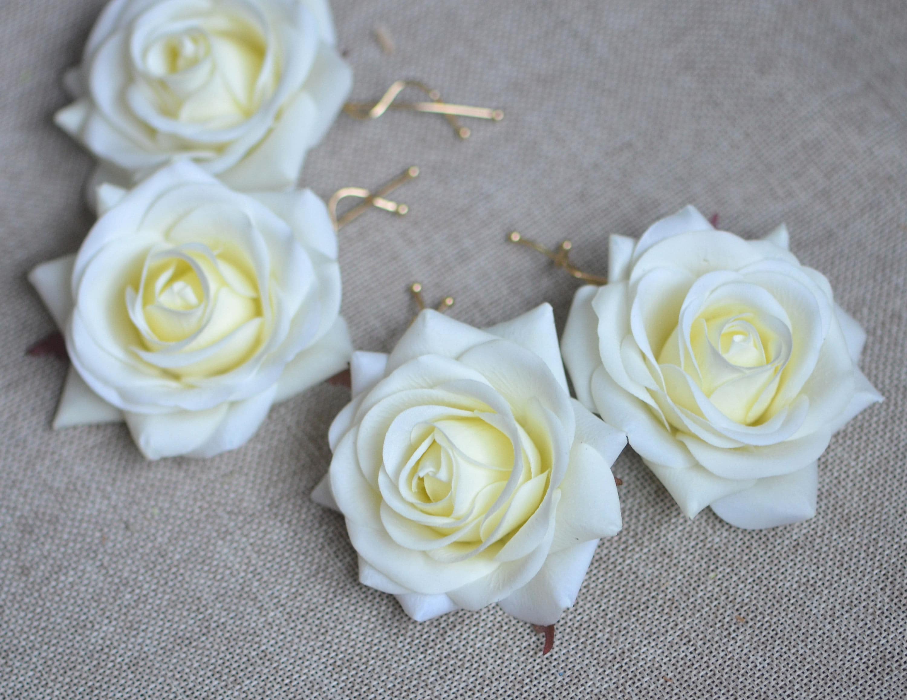 Buy Vintage Hair Clip Green Hair Clip White Flower Hair Pin Shell Online in  India  Etsy