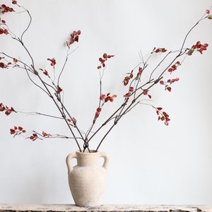 39&quot; Fake Burgundy Leaf Branch, Decorative Plant Stem, Minimalist Style, High Quality Artificial Plant, Office/Wedding/Home Decoration/Gifts