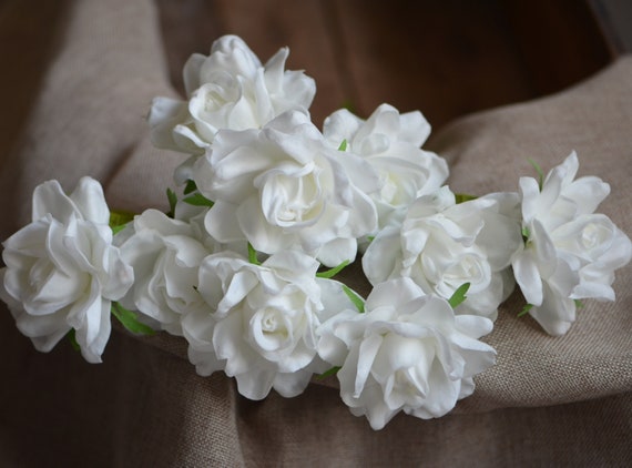 White Pu Gardenias Real Touch Gardenia Diy Wedding Flowers - White Silk Gardenia Flower White Pu Gardenias Real Touch Gardenia Diy Wedding Flowers - White Silk Gardenia Flower