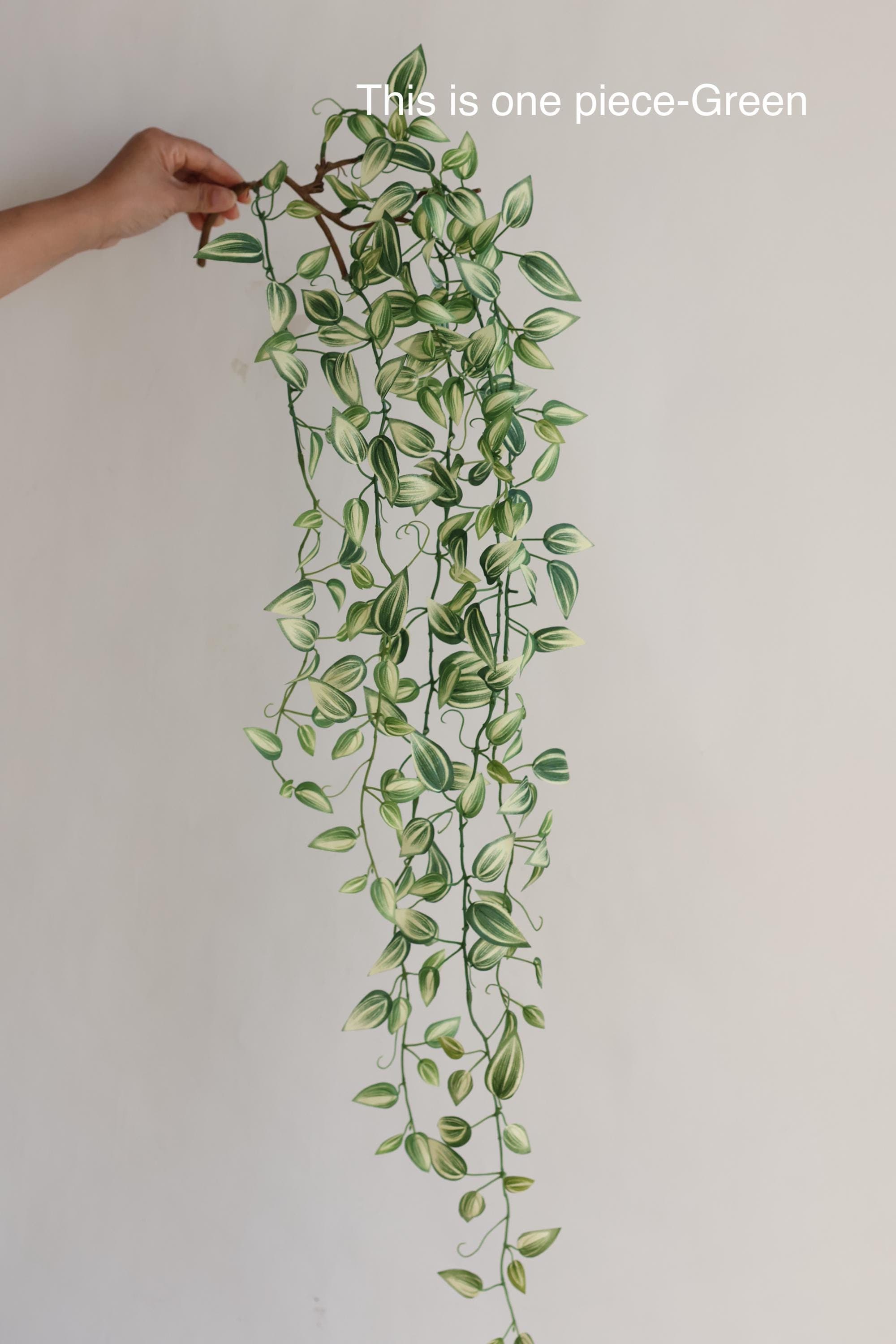 43" Faux Tradescantia Zebrina: Artificial Hanging Plant - Etsy