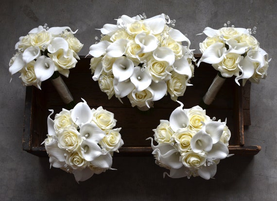 10 Steli Di Gypsophila Con Perle Spray Oro – Fiori Finti Per Bouquet Matrimonio E Decorazioni Tavola