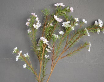 23.5" Fake Small Wild Flower Stem, DIY Florals supply | Wedding/Home Decoration | Gifts, DIY Bouquets/Centerpieces, Spring Summer Decors